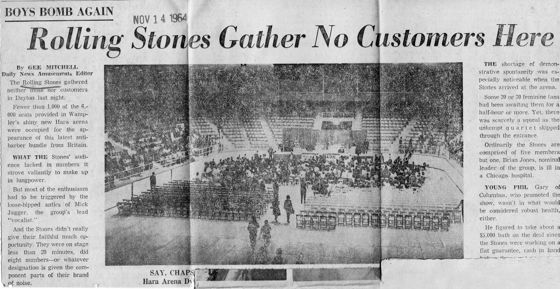 History Extra: Rolling Stones in Dayton