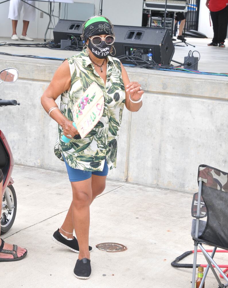 Did we spot you at the Dayton "Blues" Festival?