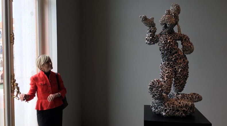 Damien Hirst's controversial "Treasures" exhibit at Palazzo Grassi features "artifacts" such as this Goofy statue. (Jane Wooldridge/Miami Herald/TNS)