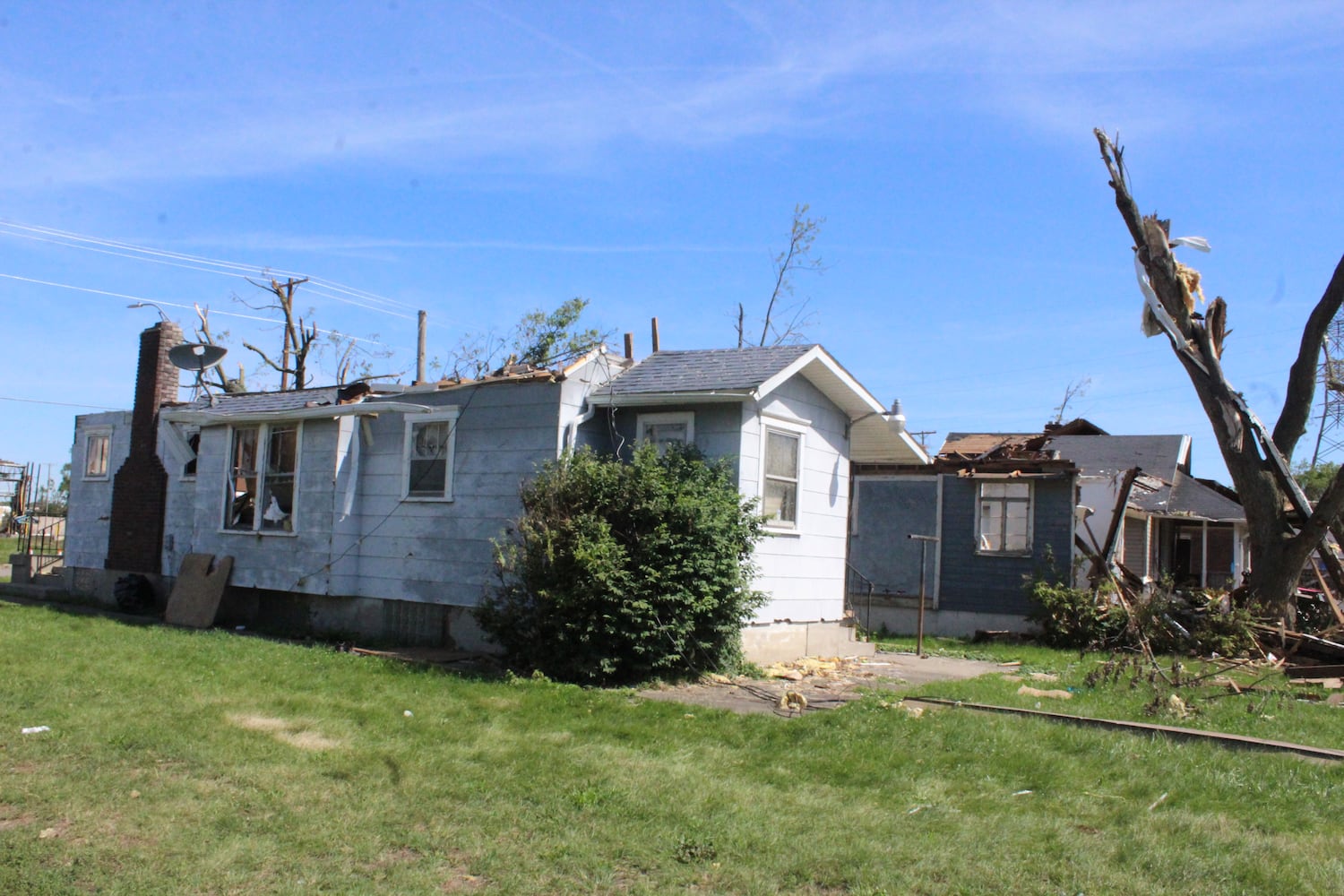 PHOTOS: Troy Street in Dayton two weeks after the Memorial Day tornadoes