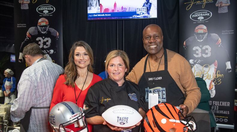 Jag’s Steak & Seafood will send Chef Proprietor Michelle Brown (center) and members of the West Chester Twp. restaurant’s culinary team to participate in Taste of the NFL: Party with a Purpose on February 1, 2020 to demonstrate the finest dishes Cincinnati has to offer among the country’s top chefs at Taste of the NFL. CONTRIBUTED