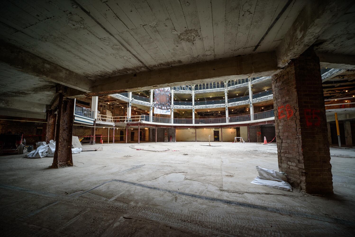 PHOTOS: Take a look at the latest construction progress of the Dayton Arcade
