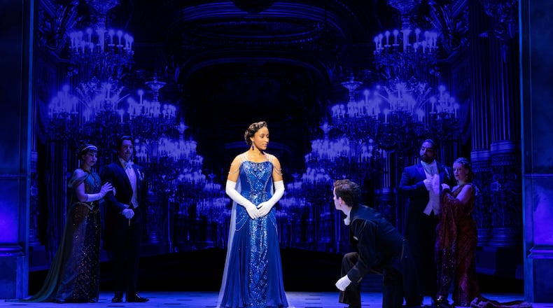 Veronica Stern (Anya) and Willem Butler (Dmitri) in the national tour of "Anastasia," slated March 21-26 at the Schuster Center. PHOTO BY EVAN ZIMMERMAN FOR MURPHY MADE