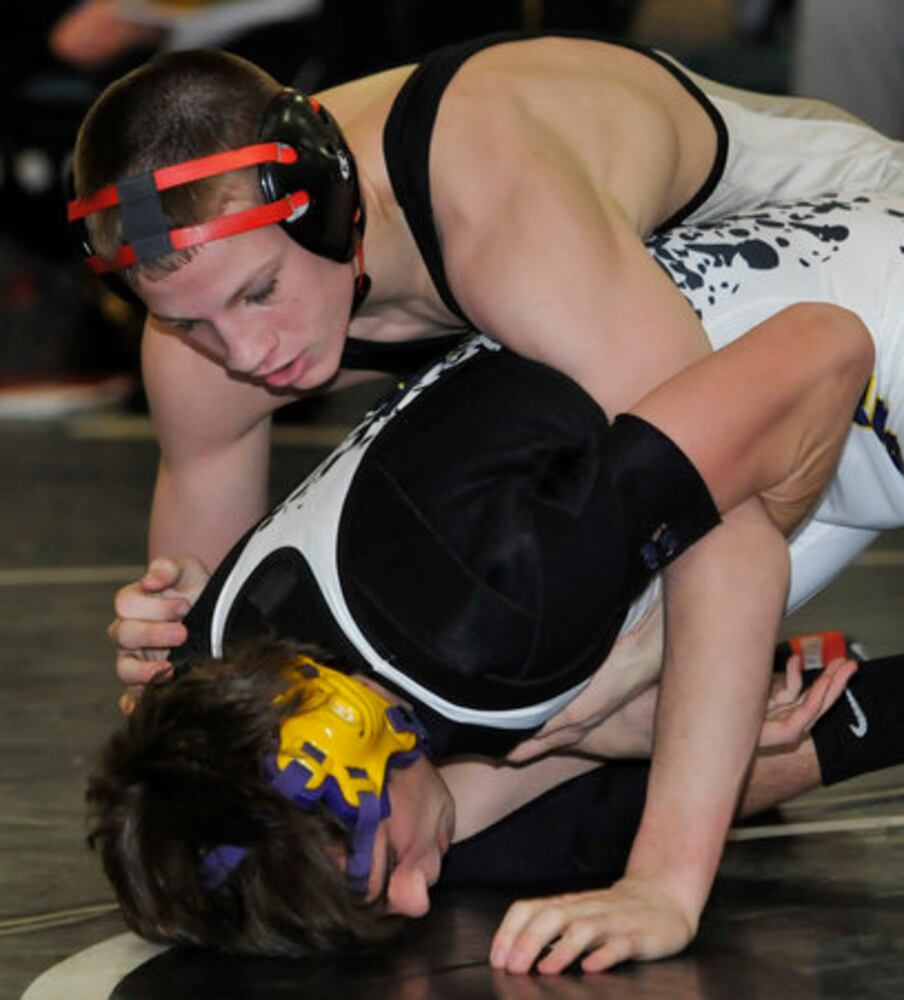 Graham wrestling team in Ohio Dual Meet