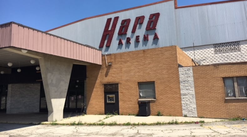 The front of Hara Arena, May 2018. THOMAS GNAU/STAFF