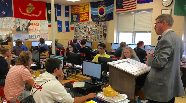 Ohio teachers rank high in average wages and pension when adjusted for cost of living, according to the personal finance website WalletHub.com. MICHAEL D. CLARK / STAFF