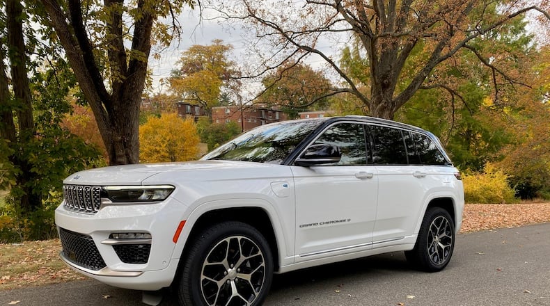 The Grand Cherokee earns the first part of its name as it’s quite grand-looking. Jeep’s focus is to invade the luxury SUV market. It certainly looks as high-end as a Cadillac or other luxury nameplate. Contributed photo by Jimmy Dinsmore