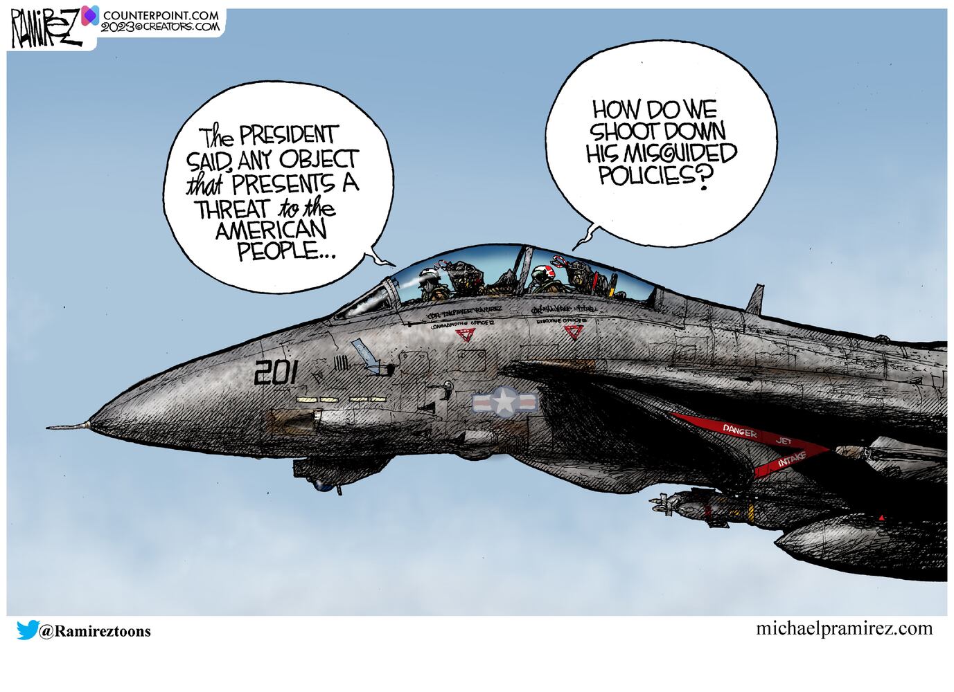 WEEK IN CARTOONS: Ohio derailment, unidentified flying objects and more