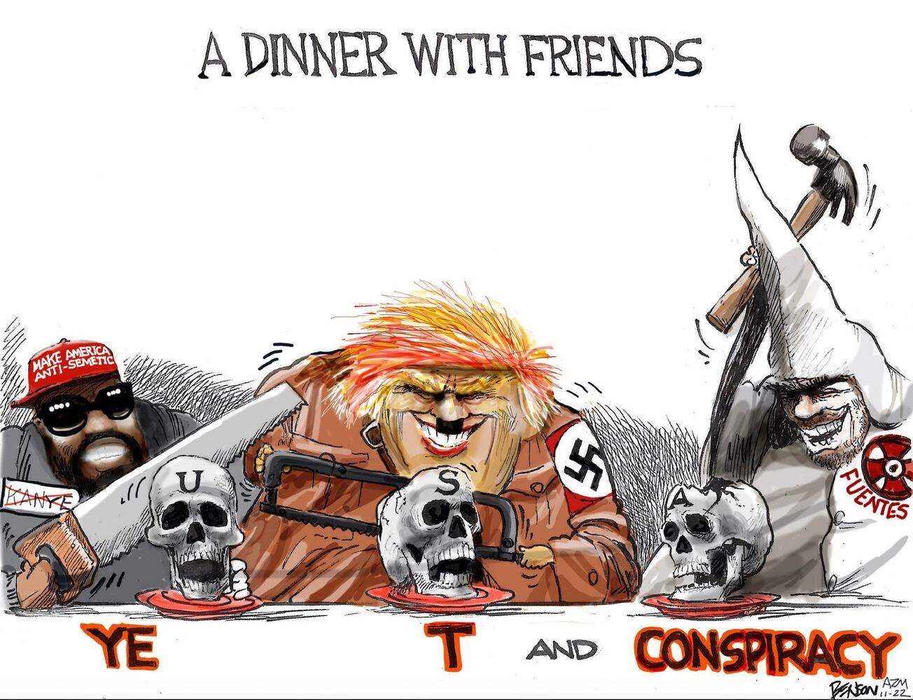WEEK IN CARTOONS: Dinner with Trump, World Cup and more