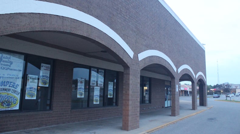 The former Fulmer’s grocery in Xenia Towne Square is on Greene County's proposed demolition list. FILE