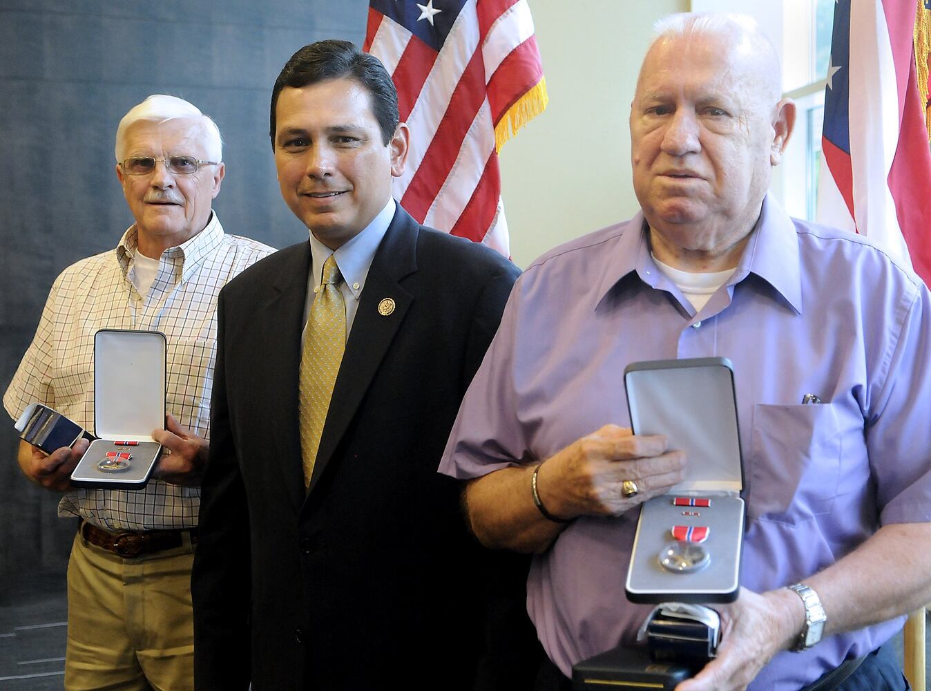 Veterans receive their overdue medals at event