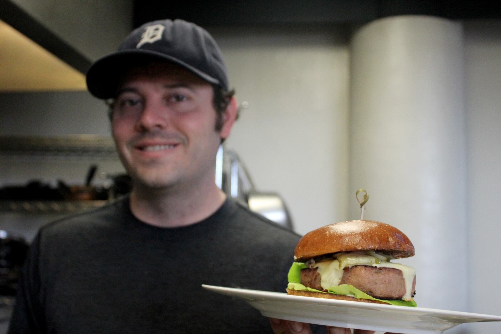 The must try fried bologna at Corner Kitchen in Dayton's Oregon District.