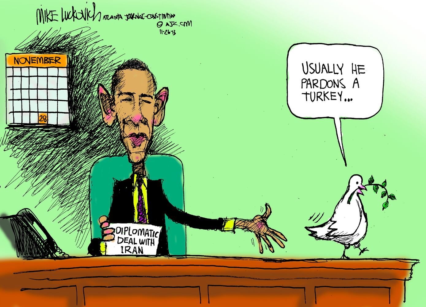 Luckovich: Iran deal