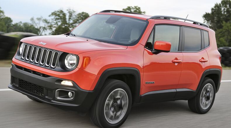 The 2017 Jeep Renegade Desert Hawk goes the off-road route with a low-range part of the full-time 4WD, all-terrain tires, skid plates and higher ride height. Jeep photo