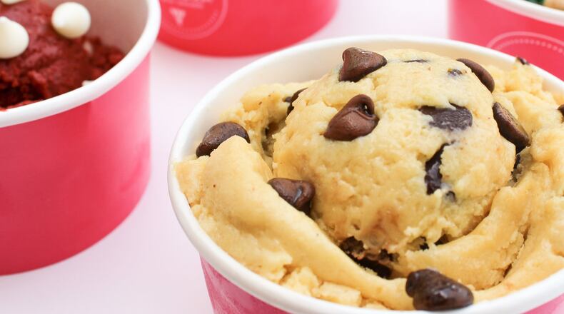NoBaked Cookie Dough is one of four new businesses set to open in Deerfield Towne Center later this year. Located next to Duck Donuts, the storefront will offer 10 flavors of creamy, egg-free cookie dough are made fresh on-site each day and served with “endless” topping options. CONTRIBUTED
