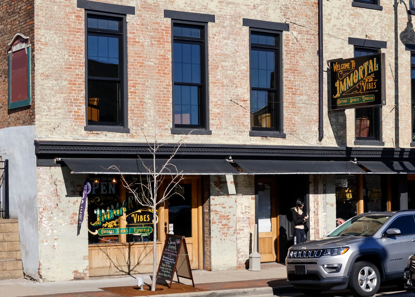 Immortal Vibes is a cocktail and bourbon bar, a coffee shop, a guitar store, and a music venue all in one located on Main Street in Hamilton. NICK GRAHAM/STAFF