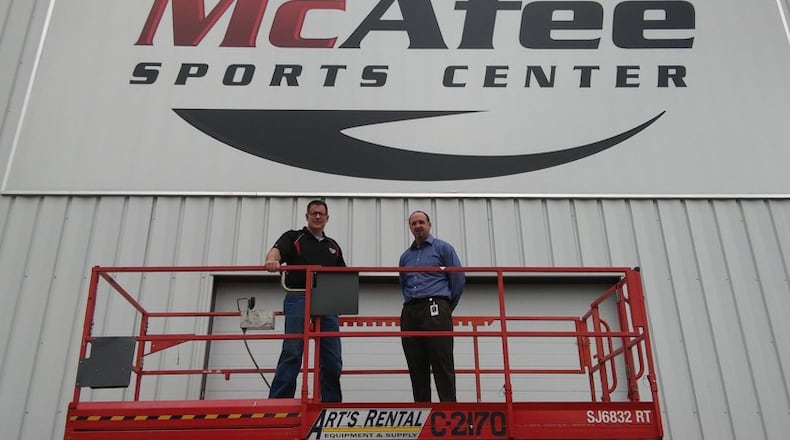 A Beavercreek sports center has ended its partnership with locally owned McAfee Heating & Air Conditioning.