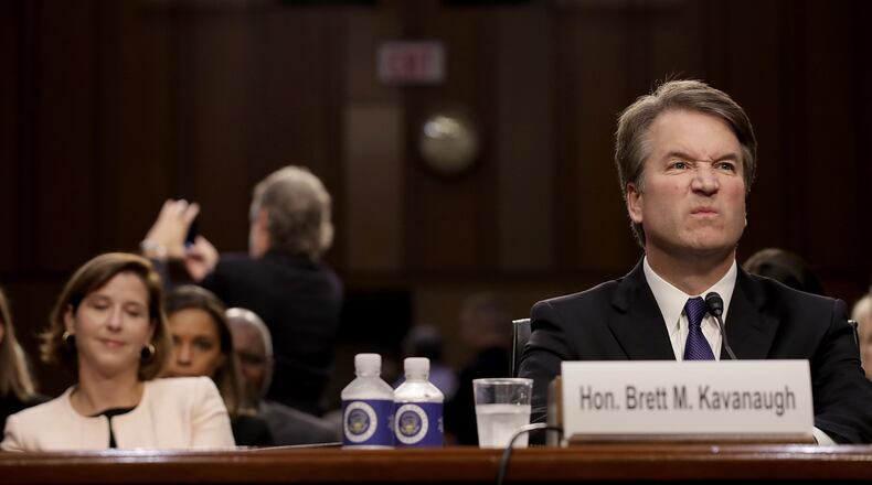 Supreme Court nominee Judge Brett Kavanaugh appears before the Senate Judiciary Committee during his Supreme Court confirmation hearing in the Hart Senate Office Building on Capitol Hill Sept. 4, 2018, in Washington, D.C. (Photo by Drew Angerer/Getty Images)