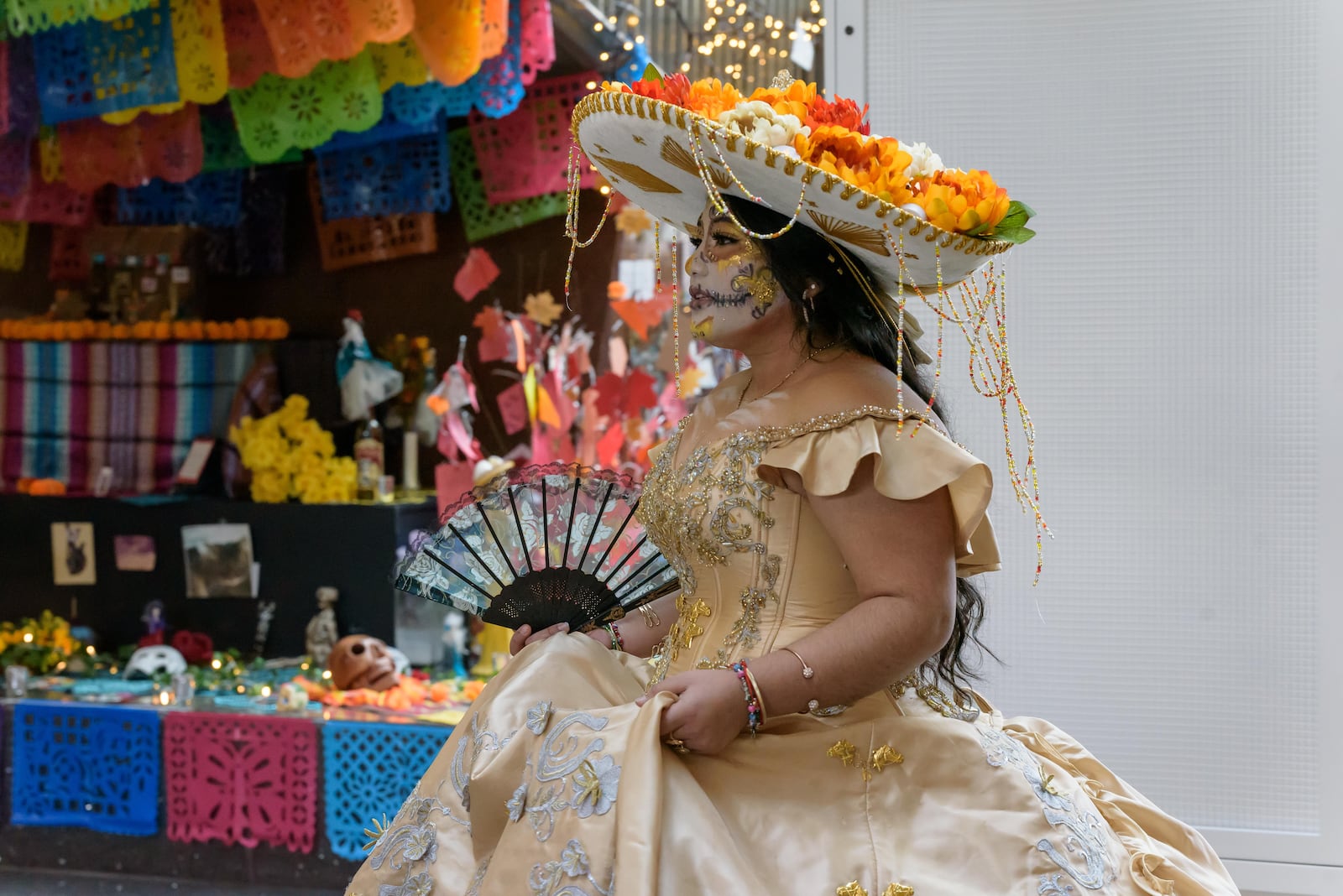 The Dayton Dia de los Muertos (Day of the Dead) Celebration happened on Saturday, Nov. 2, 2024, at Dayton Metro Library Main in downtown Dayton. TOM GILLIAM / CONTRIBUTING PHOTOGRAPHER
