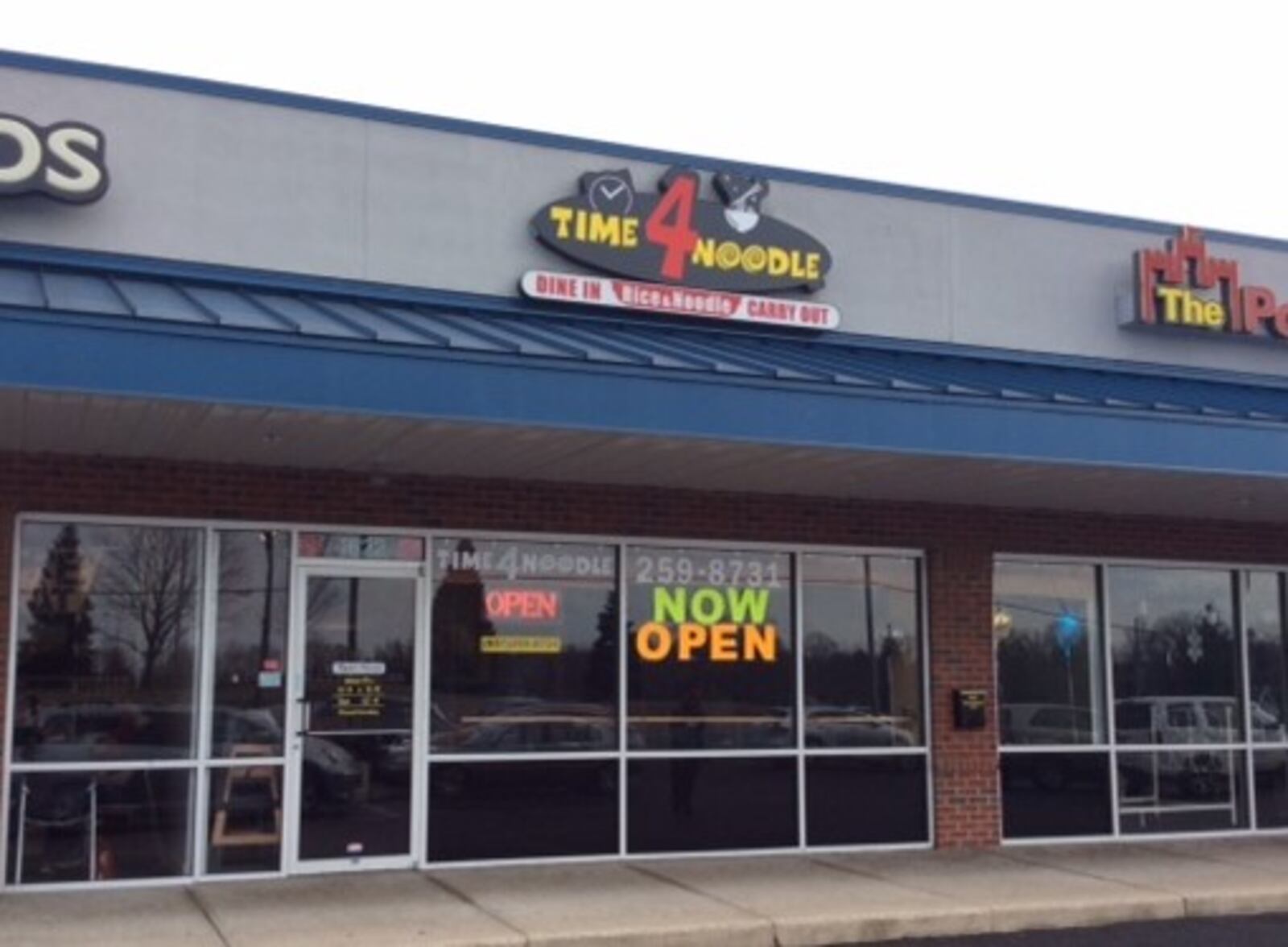 Time4Noodle opened last week at 4622 Brandt Pike in Dayton. MARK FISHER/STAFF