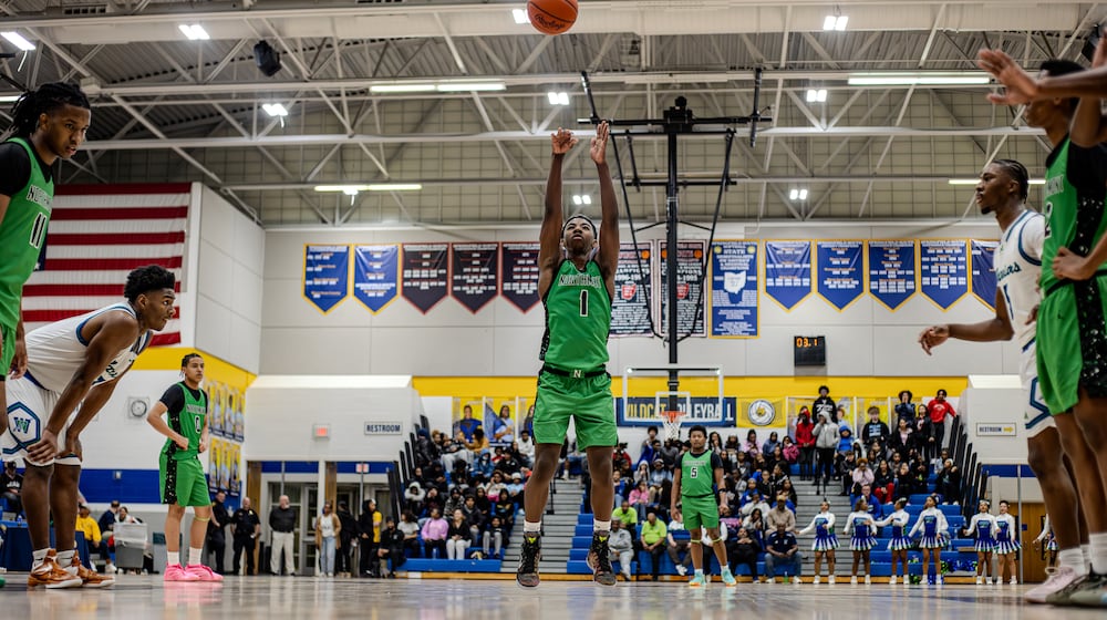 The Northmont High School boys basketball team fell to Winton Woods 66-51 in a Division II regional semifinal game on Wednesday, March 11, 2026, at Springfield High School. MICHAEL COOPER / STAFF