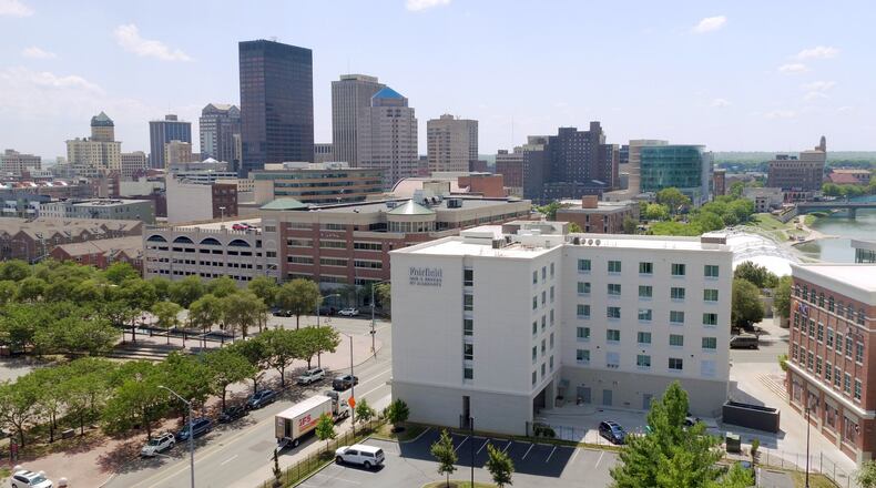 Fairfield Inn & Suites by Marriott in downtown Dayton. The hotel opened in 2018. TY GREENLEES / STAFF