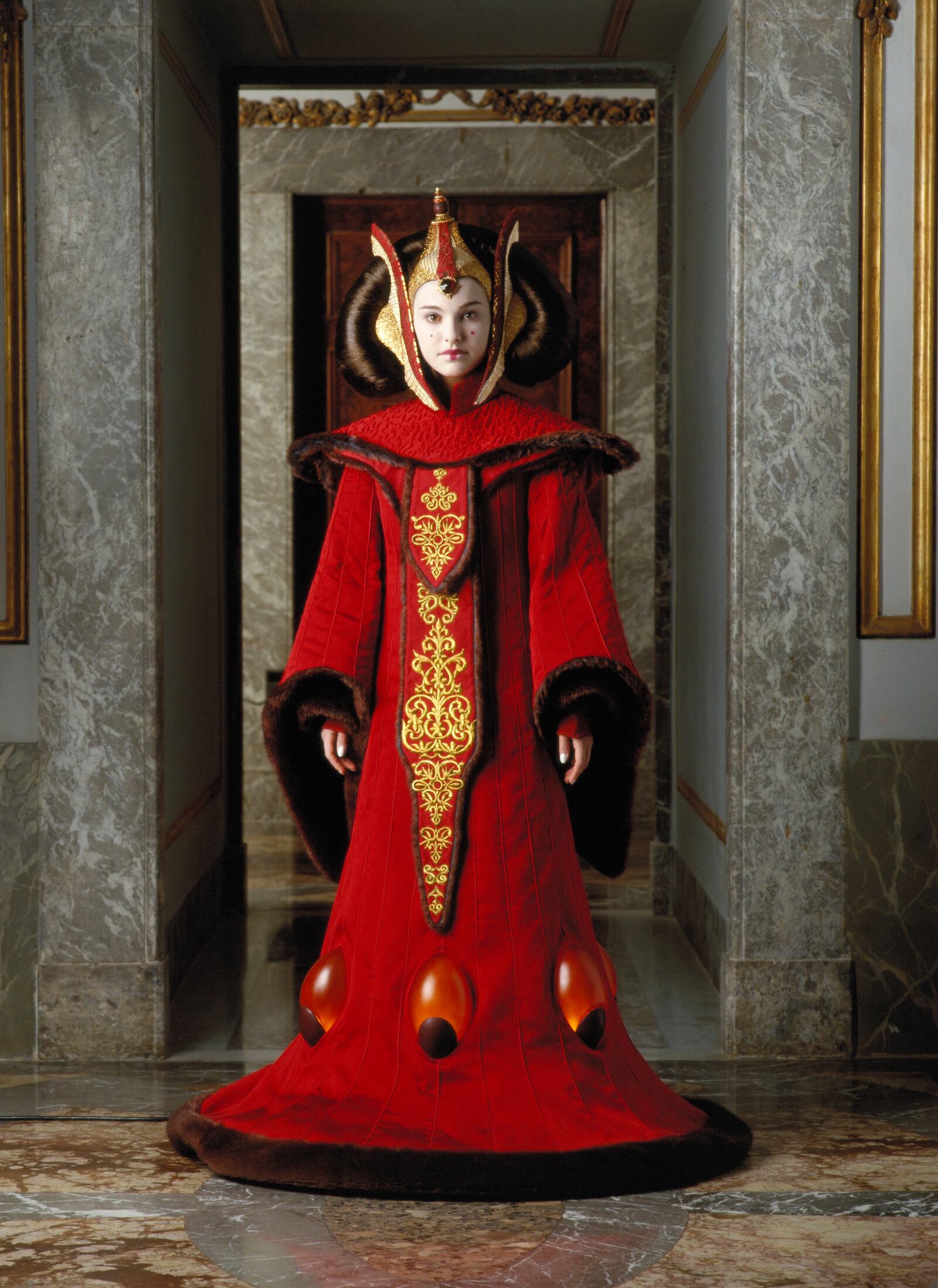 Queen Amidala, Throne Room Gown, "Star Wars™: The Phantom Menace." Photo credit: 2015 Lucasfilm Ltd. All rights reserved. Used under authorization.