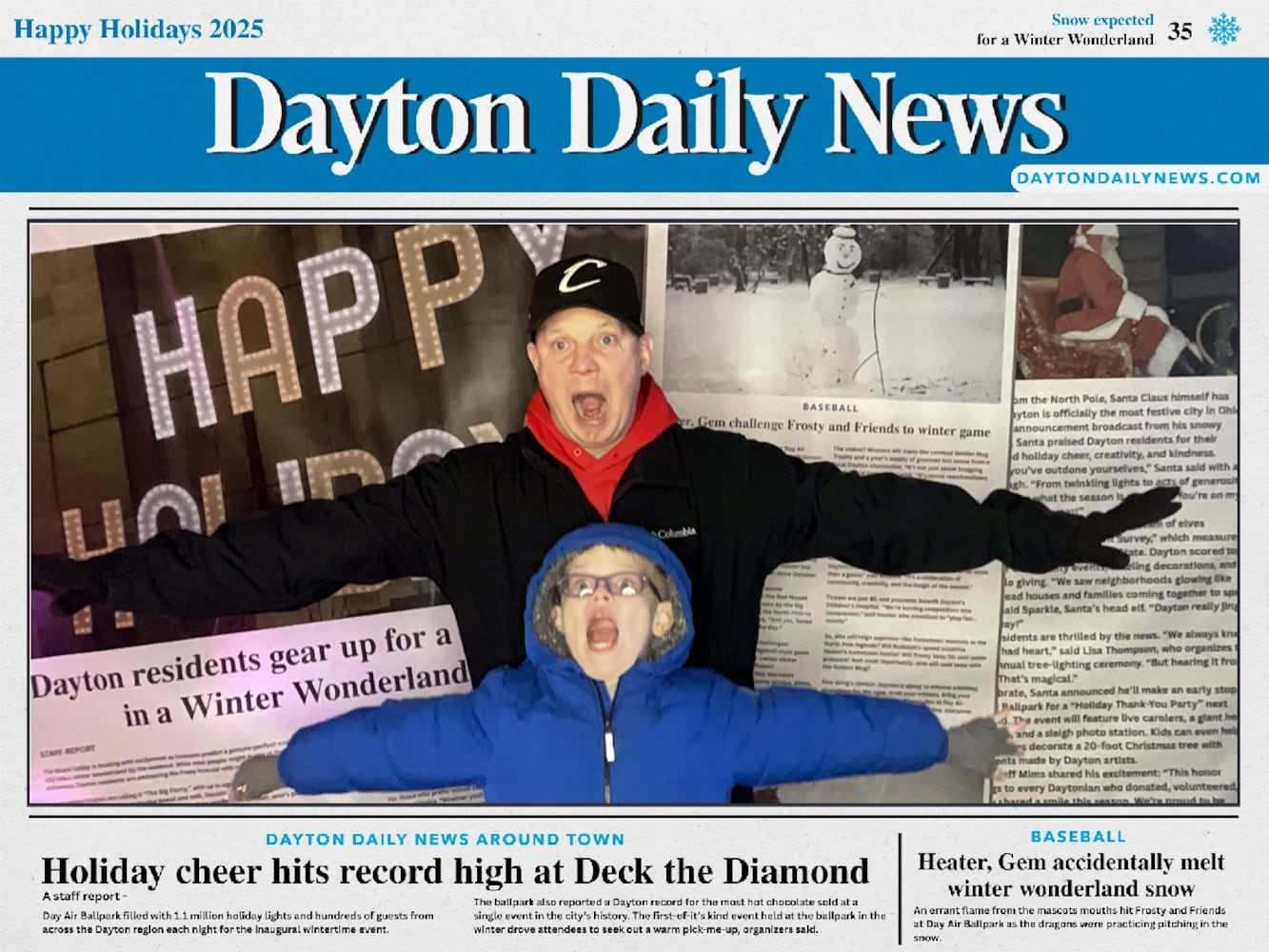 Did we spot you at Deck the Diamond?