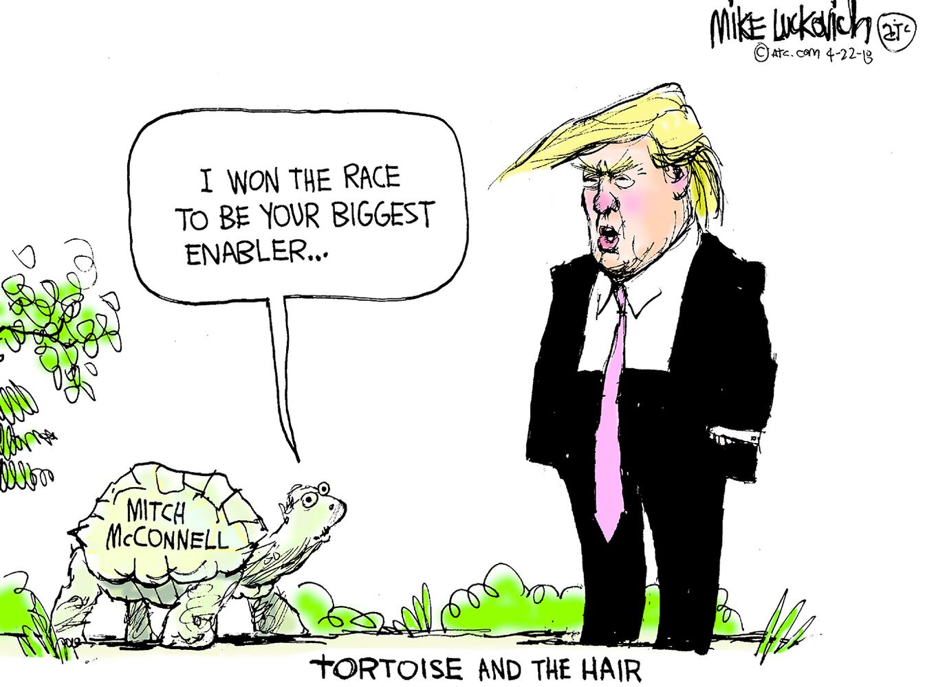 Week in cartoons: Barbara Bush, France's Macron and more