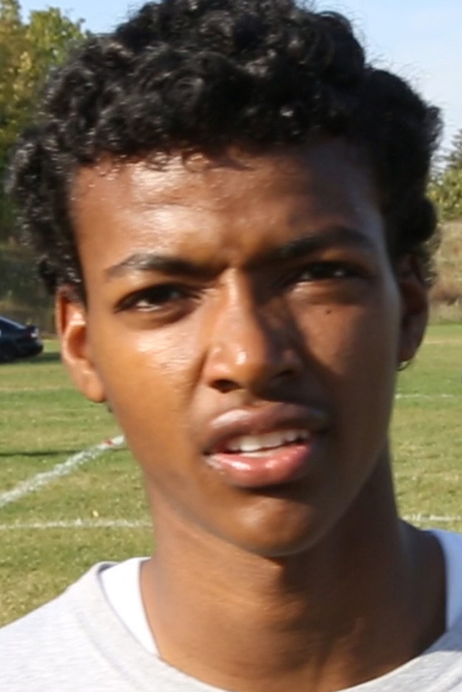 Yafiet Gebrehiwet, from Eritrea, is a member of the Belmont High School Boys Soccer Team. TY GREENLEES / STAFF