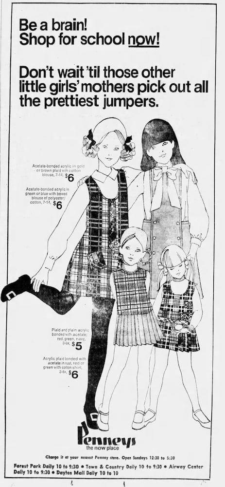 Vintage Dayton Daily News advertisement