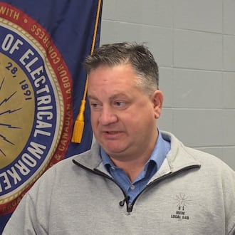 Bobby Angst, business manager for the International Brotherhood of Electrical Workers Local 648 — which covers Butler County and much of Warren County — said proposed data centers represents hundreds of jobs for local unionized electrical workers. NICK GRAHAM/STAFF