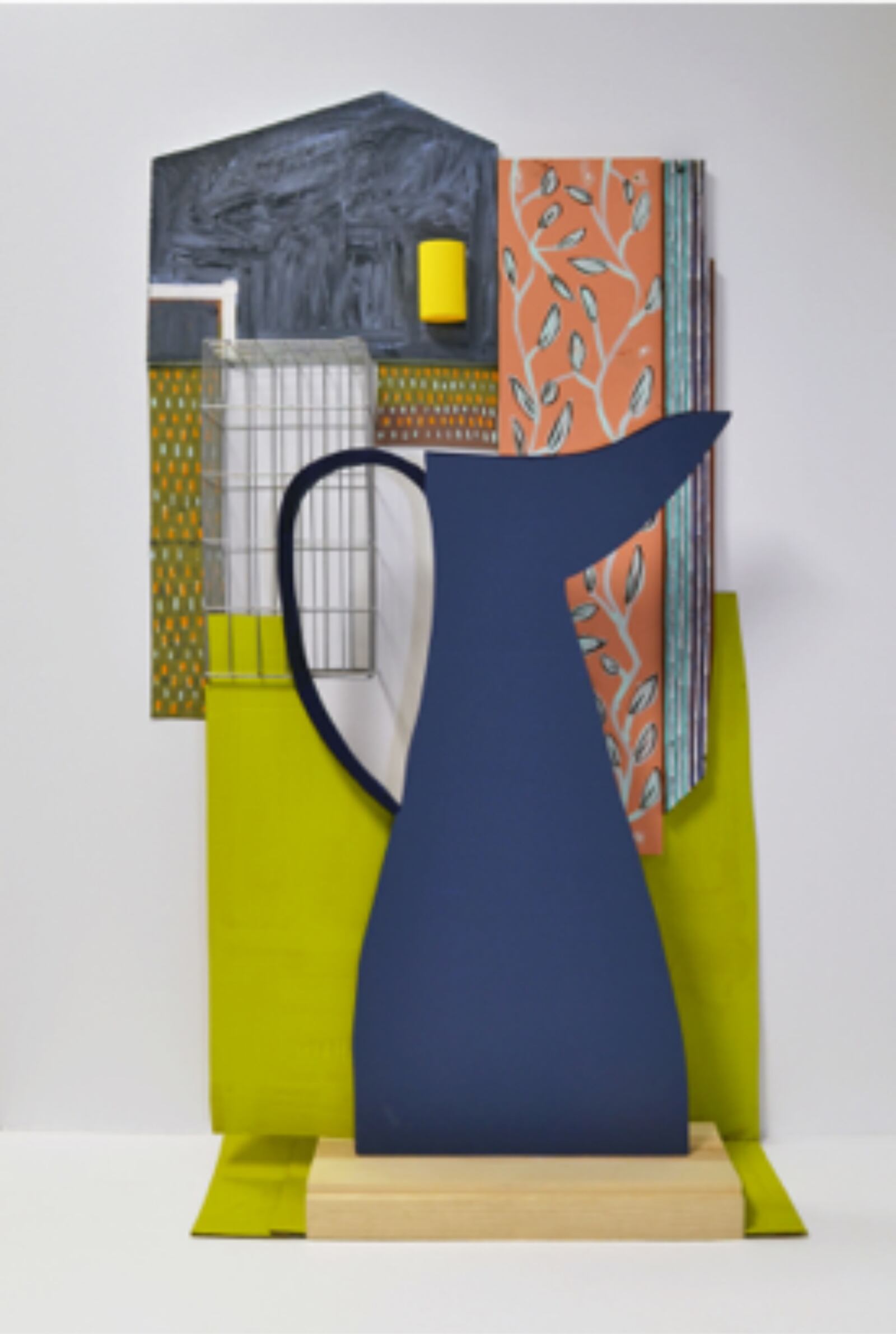 Ashley Jonas, "Construct Painting I,"  2016, mixed media installation, 48 x 84 x 24 in. Jonas's work will be on display at DVAC through Feb. 24. CONTRIBUTED