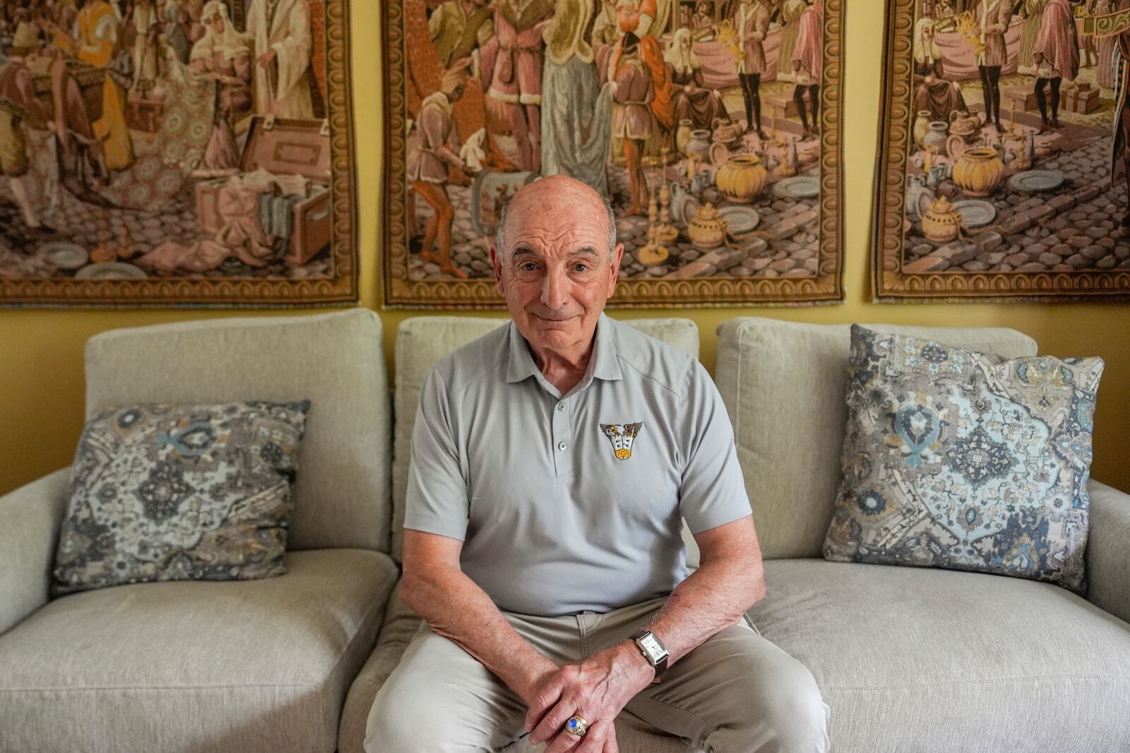 James McDonough poses for a portrait, Tuesday, June 10, 2025, in Crofton, Md. (AP Photo/Julia Demaree Nikhinson)