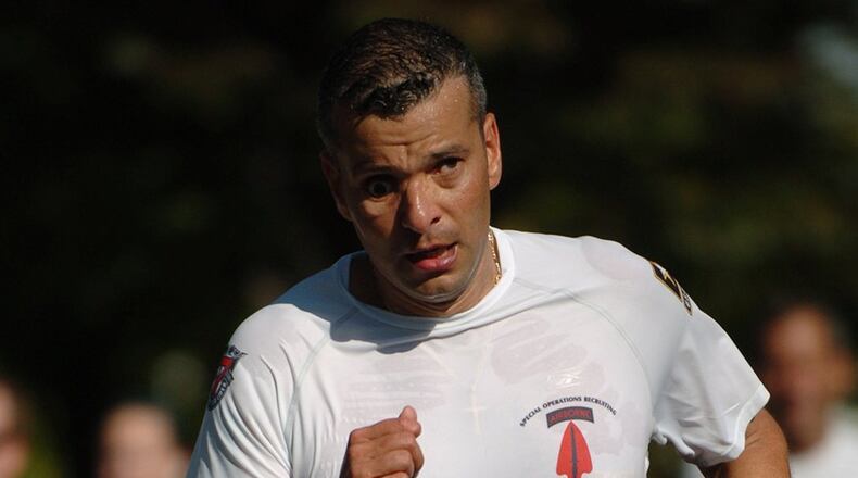 The 2017 Air Force Marathon’s guest speaker will be retired U.S. Army Maj. Ivan Castro, who sustained life-threatening injuries during 2006 combat operations in Operation Iraqi Freedom. Despite being blinded in both eyes, Castro defied the odds by battling back from his injuries, remaining on active duty and subsequently becoming the first blind graduate of the Maneuver Captain’s Career Course at Fort Benning, Georgia. (Contributed photo)