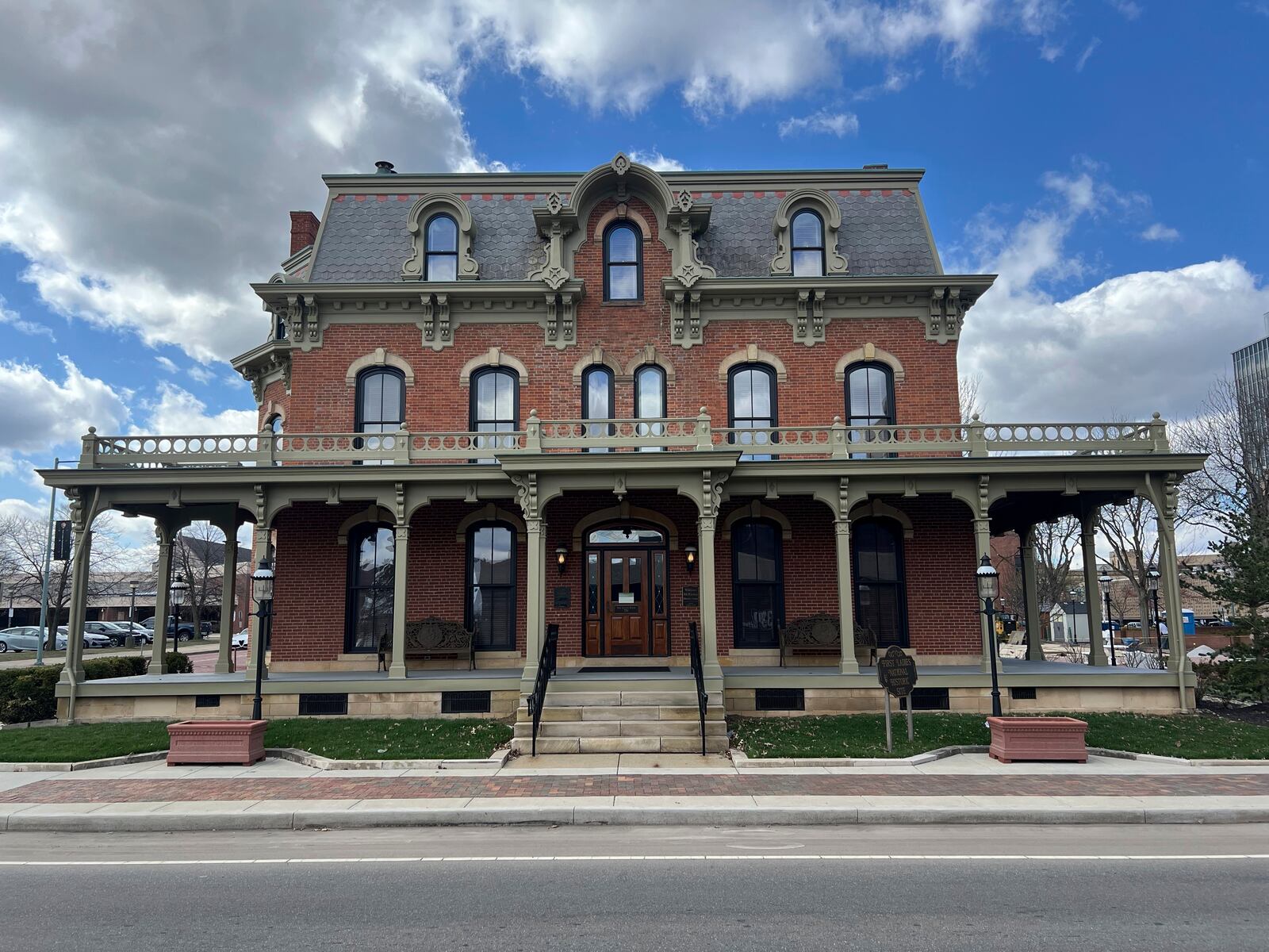 The Saxton-McKinley House, part of the National First Ladies Historic Site on Wednesday, March 26, 2025 in Canton, Ohio. (AP Photo/Patrick Aftoora-Orsagos)