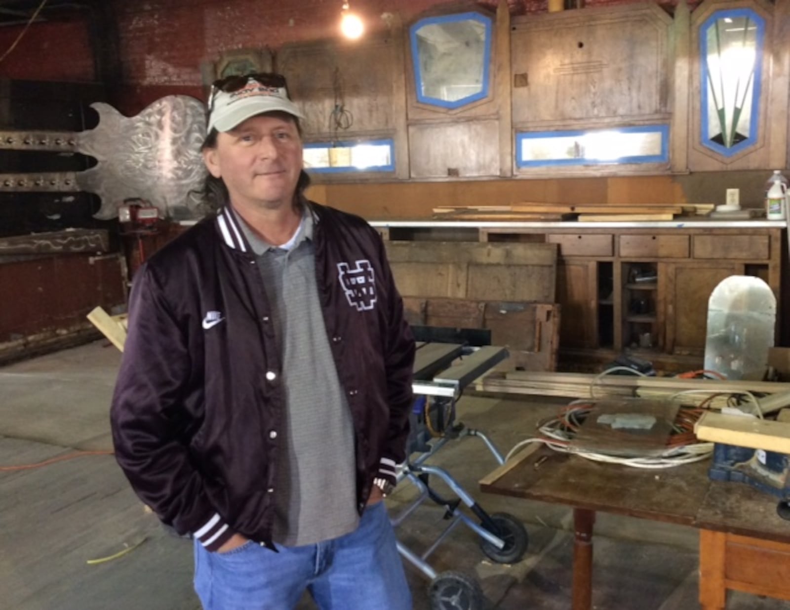 Rob Strong stands in the future Canal Street Arcade & Deli in November 2016, shortly after renovations to the interior began. The arcade-deli-craft beer bar could open as early as late April. MARK FISHER/STAFF