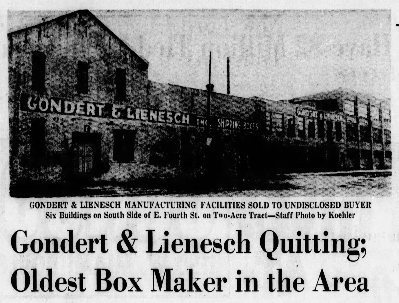 Dayton Daily News Feb. 7, 1968. DAYTON DAILY NEWS ARCHIVES