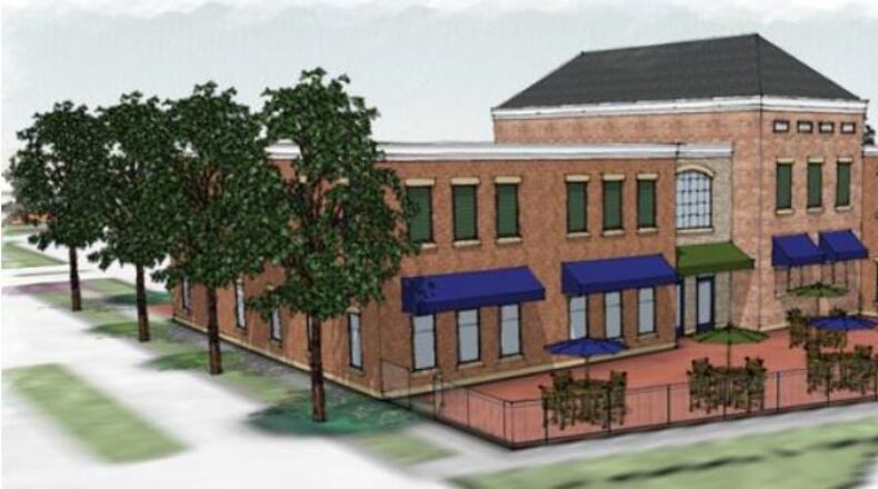 This is a rendering of the commercial development planned at 511 N. Broadway in Lebanon.