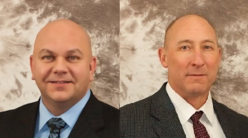 Huber Heights City Manager Rob Schommer, left, and Mayor Tom McMasters. CONTRIBUTED