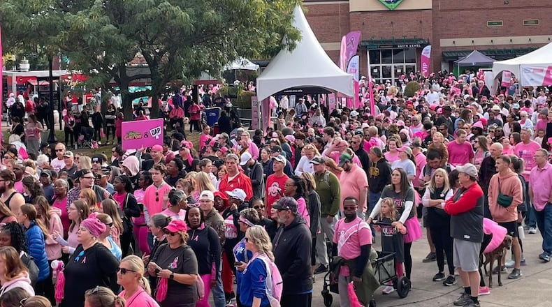 The 28th Making Strides Against Breast Cancer of Dayton event took place Saturday, Oct. 11, 2025 at Day Air Ballpark. PHOTO BY RUSSELL FLORENCE JR.