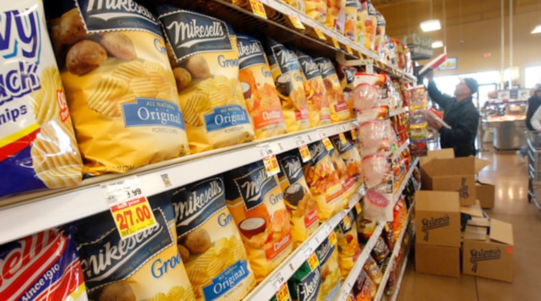 An ever popular regional brand, Mikesell’s potato chips can be found at most local groceries. LISA POWELL / STAFF