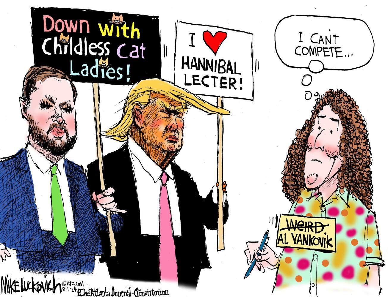 CARTOONS: Mike Luckovich, Aug. 8, 2024