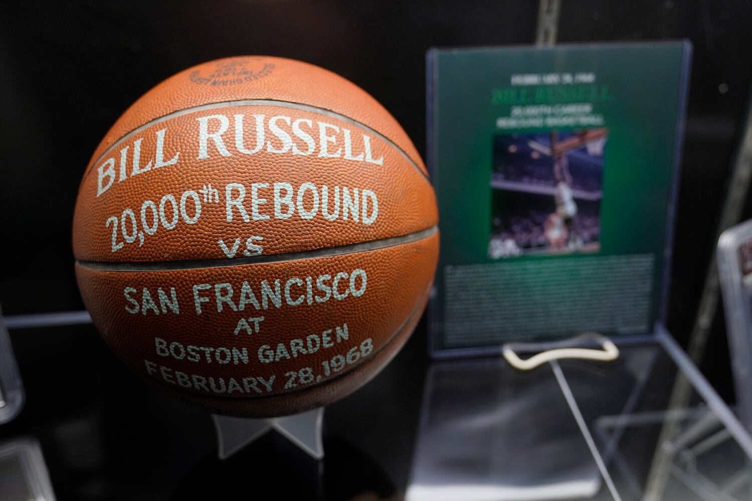 Bill Russell Auction Basketball