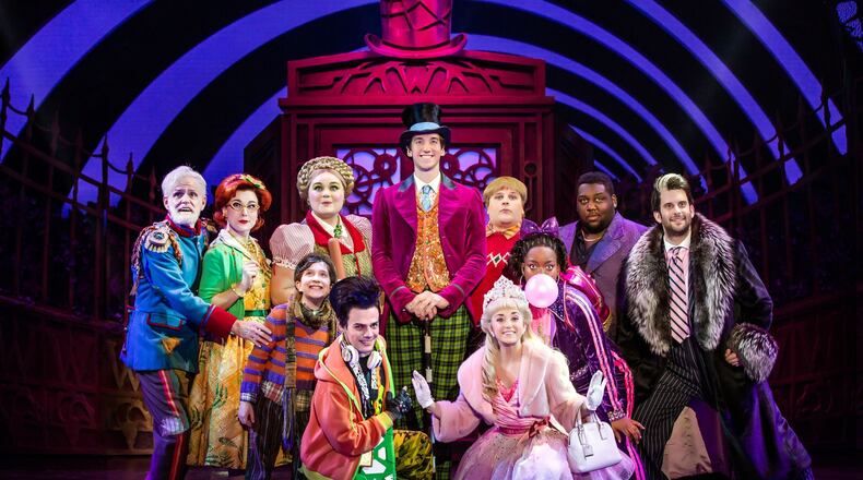 The cast of "Charlie and the Chocolate Factory," which will be held May 26-28 at the Schuster Center.