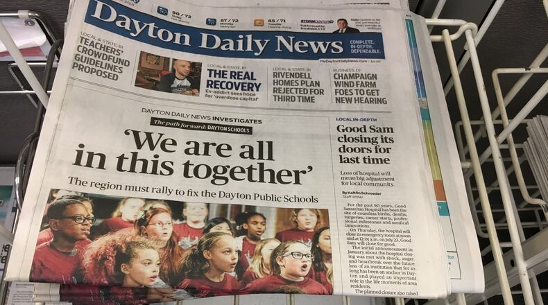 Sunday’s Dayton Daily News