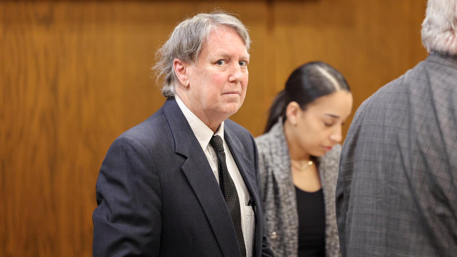 Jonathan Eric Link looks around the courtroom during a break on Wednesday, Dec. 10. Link is on trial for two counts of murder in the July 2001death of 29-year-old Shannon Noel Anderson. BRYANT BILLING/STAFF