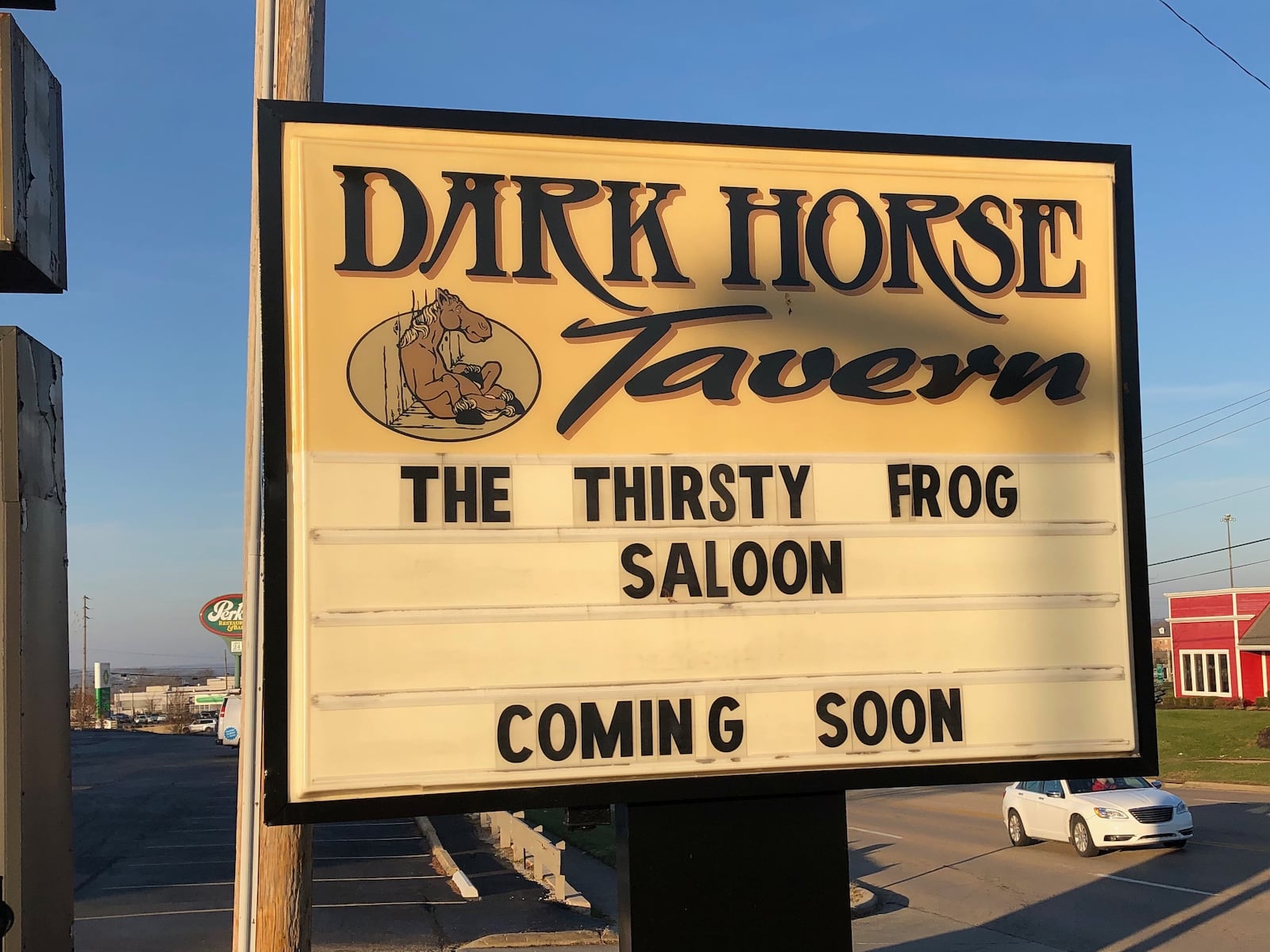 The Thirsty Frog Saloon could open as early as Dec. 21, 2018. MARK FISHER/STAFF