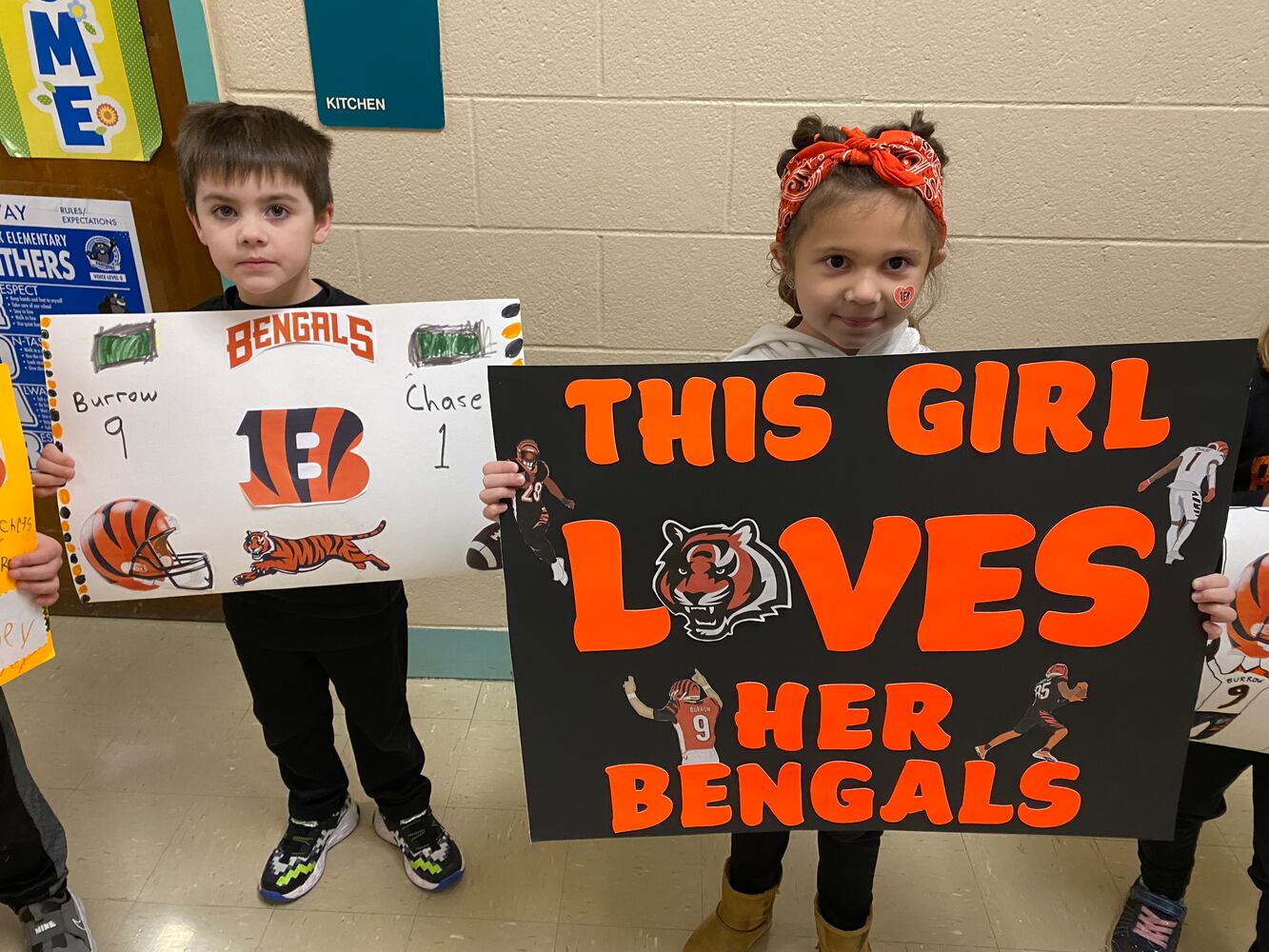 PHOTOS: Spring ‘Burrow’ schools celebrate ‘Who Dey FriDEY’