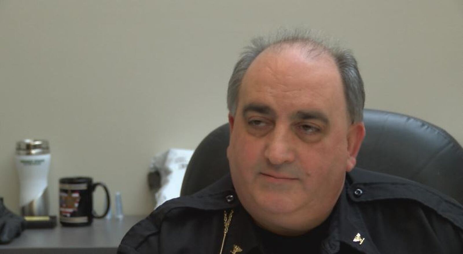 Fairborn Police Chief Terry Barlow said social media post that may discredit the police department are against the law enforcement agency’s policy. MALIK PERKINS/STAFF